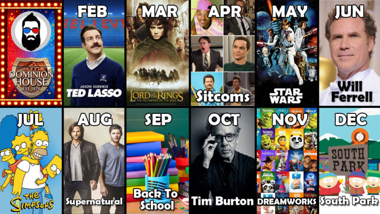 Pop-Culture Series | Last Monday of each month | Dominion House Tavern